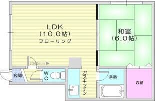 北都ハイツの物件間取画像